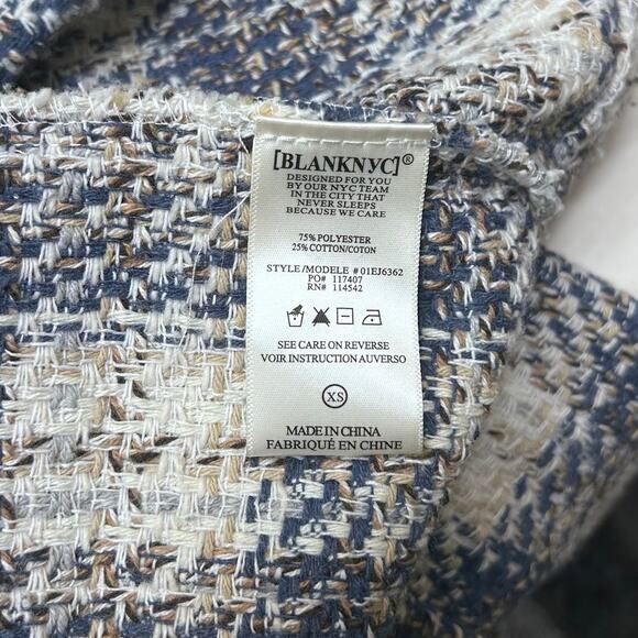 BLANK NYC Women's Plaid Shirt Jacket, Stylish Shacket, Size XS, NWOT - Picture 8 of 9